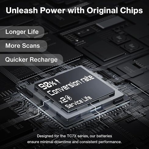 Replacement Battery for Zebra for Symbol TC77 TC70 TC75 TC72 TC70X TC75EK TC75AH TC75GK TC700H TC700K TC77HL TC75x TC720L TC75FK Handheld Barcode Scanner BTRY-TC7X-46MPP-01 / BT-000318 in Saudi Arabia