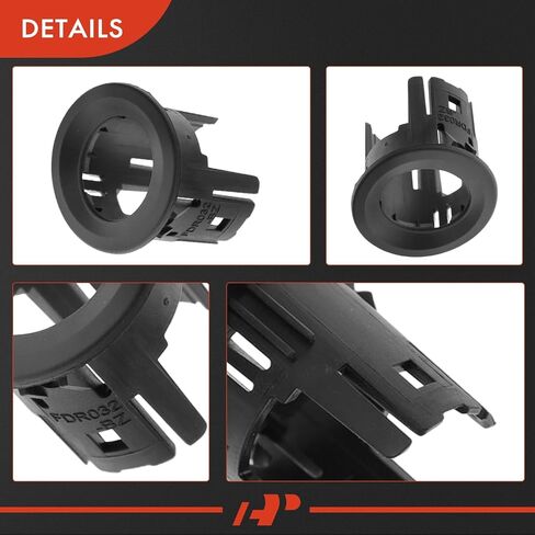 A-Premium Rear Outer Left Side Parking Assist Sensor Retainer Bezels Compatible with Ford Models - Ranger 2019 2020 2021 2022 2023 in Saudi Arabia