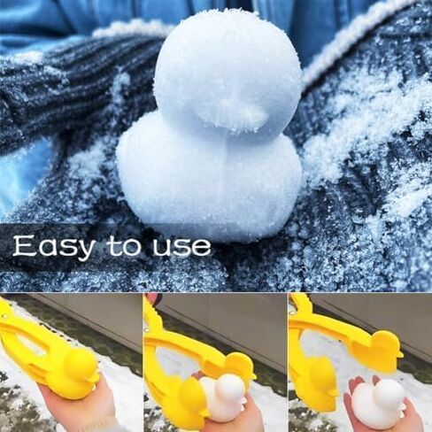 4 Pcs Snowball Maker for Kids, Snowball Clip, Perfect for Winter Toys and Games, Travel, Sandbox Toys for Kids Age 2-15, Gifts in Kuwait