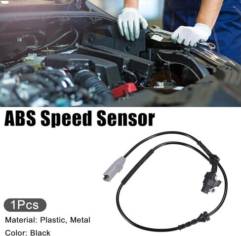 ACROPIX Rear Left Right ABS Wheel Speed Sensor Fit for Peugeot 3008 MPV - Pack of 1 Black in Saudi Arabia