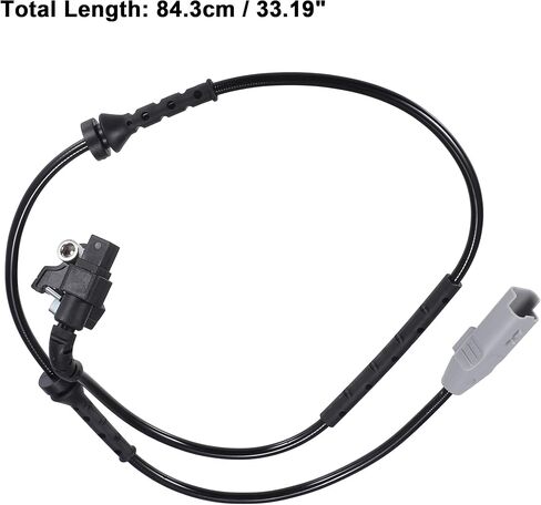 ACROPIX Rear Left Right ABS Wheel Speed Sensor Fit for Peugeot 3008 MPV - Pack of 1 Black in Saudi Arabia