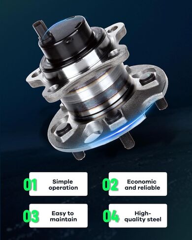 SCITOO 512283 Wheel Hubs Rear Right Compatible With 2006-2008 For Lexus RX400h 2007-2009 For Lexus RX350 2004-2006 For Lexus RX330 2004-2007 For Toyota Highfor Lander 512283 W/ABS in Saudi Arabia