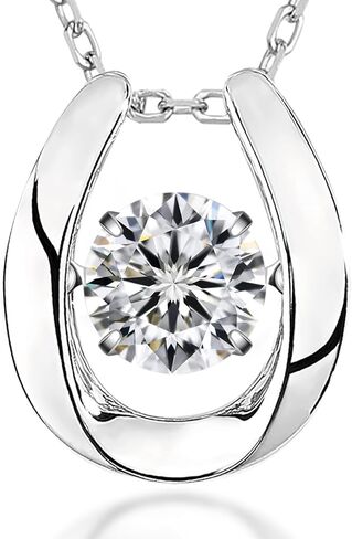 ARINZA Waterdrop Necklace for Women Sterling Silver Dancing Diamond Cubic Zirconia,18+2 inch Chain, Anniversary Birthday Valentine’s Day Gift for Women Mom/Wife/Sister in Kuwait