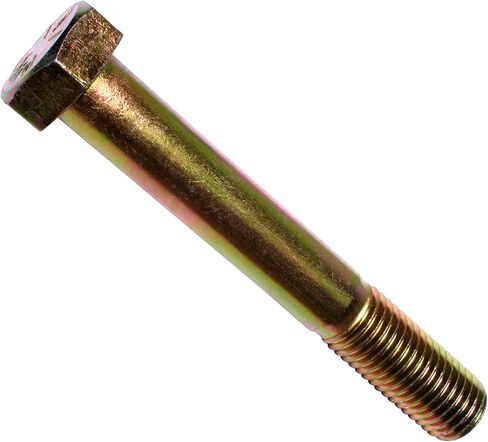 014973254728 Grade 8 Coarse Hex Cap Screws, 5/8-11 x 6, Piece-9 , yellow in Saudi Arabia