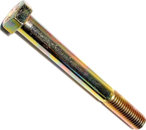 014973254728 Grade 8 Coarse Hex Cap Screws, 5/8-11 x 6, Piece-9 , yellow in Saudi Arabia
