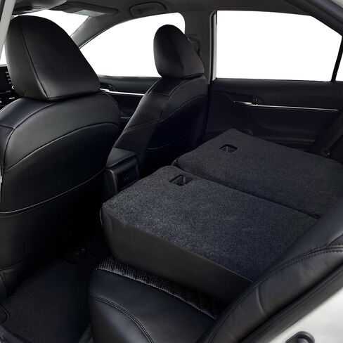 أغطية مقاعد هايلاندر مناسبة خصيصًا لسيارة Toyota Highlander LE وXLE وXSE 2020 2021 2022 2023 2024 2025 من جلد البولي يوريثان الفاخر - 3 صفوف مجموعة كاملة من واقي مقعد السيارة المقاوم للماء باللون الأسود الماسي in Kuwait
