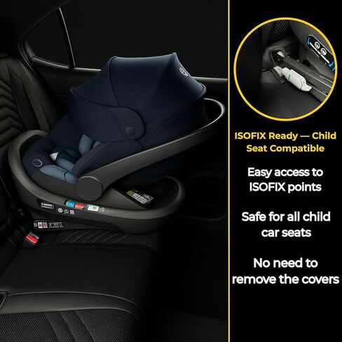 أغطية مقاعد هايلاندر مناسبة خصيصًا لسيارة Toyota Highlander LE وXLE وXSE 2020 2021 2022 2023 2024 2025 من جلد البولي يوريثان الفاخر - 3 صفوف مجموعة كاملة من واقي مقعد السيارة المقاوم للماء باللون الأسود الماسي in Kuwait