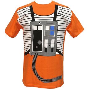 STAR WARS I Am Luke Skywalker Flight Suit Mighty Fine Adult Costume T-Shirt