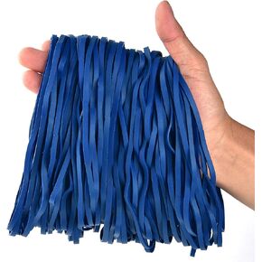 Coopay 180 Pack Large Rubber Bands, Heavy Duty Trash Can Band, Strong Elastic Bands for Office Supply, Garbage Cans, File Folders, Size 8 inches (Black)