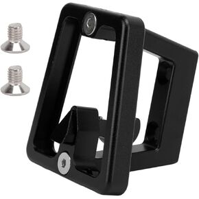 Folding Bike Front Carrier Adapter, Folding Front Bracket Aluminum Alloy Bike Bag Rack Mount Base Fits for Brompton Folding Bike