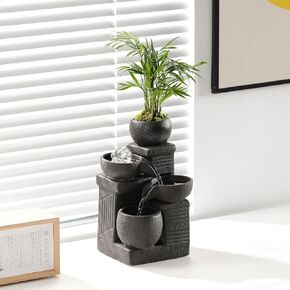 Tabletop Fountain Water Feature Indoor Home Home Office Kitchen Decoration Gift in Saudi Arabia