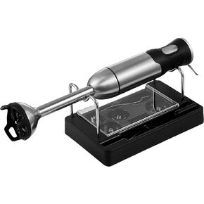 BergHOFF X5 Pro Stainless Steel Handheld Food Processor With 5 Multifunctional Blades, 1000W, 18000 RPM, 13ft Expandable, Low Noise, 16-Speed Control, Lightweight