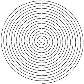 إبداعات اللحف استنسل لحاف دائري مشع، 12-1/2 بوصة in Kuwait