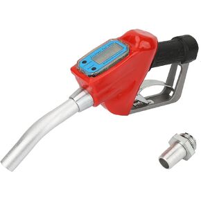 Fueling Nozzle, Electronic Metering Fuel Dispensing Meter Nozzle Digital Fuel Meter Nozzle Auto Shut Off Petrol Kerosene Gasoline Fuel Nozzle