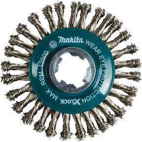 Makita D-72609 X-Lock 4-1/2" Stainless Steel Stringer Bead Twist Wire Wheel
