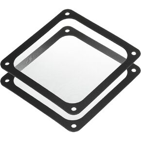 MECCANIXITY 2PCS PC Dust Filter, 120x120mm Magnetic Frame Nylon Computer Case Cooler Dustproof Mesh Cover Fan Grills for Computer Chassis Speakers, Black