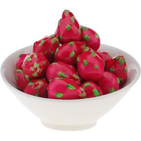 Gresorth 20pcs Christmas Apple Decoration Mini Artificial Red Lifelike Fruit Display Foam Fake Realistic Model for Holiday Birthday Party