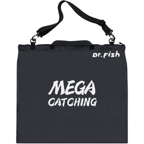 Dr.Fish Large Tournament Weigh-in Fish Bag 25.5x22 Inches Heavy Duty 900D Leak and Rip Resistant Fish Transport Storage Bag Shoulder Bag