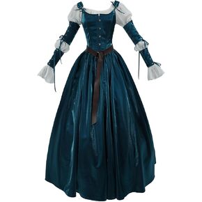 miccostumes Women's Renaissance Dress Medieval Princess Cosplay Costume Fairy Dress Halloween
