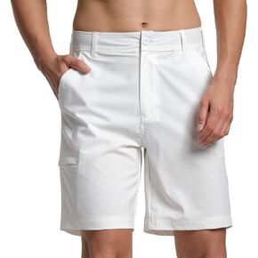 Nothinchan Men's Golf Shorts Quick Dry Lightweight Stretch Casual Shorts for Outdoor Hiking