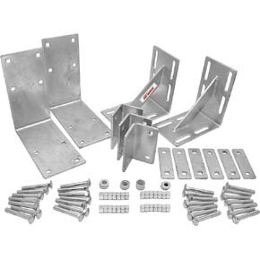 Extreme Max 3005.5522 Heavy-Duty 90° Corner Dock Hardware Kit - 1/2 Box