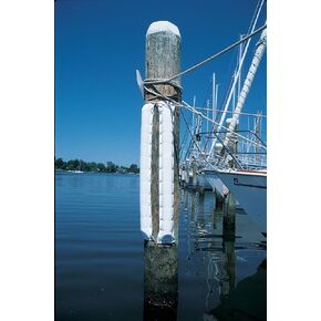 Taylor Made Products DB6.40 Dock and Post Bumpers (X-Large,8 W x 3 1/4 D, 4-Foot), White