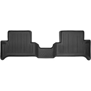 Husky Liners Weatherbeater Floor Mats | Fits 2015-2022 Chevrolet Colorado & GMC Canyon, Crew Cab | 2nd Row, 1-pc Black - 19111