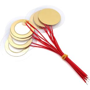35mm Piezo Transducer with Soldered Wire (Pack of 20)