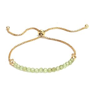 Gempires February Birthstone Jewelry for Women, Birthstone Beaded Bracelet, Amethyst Bracelet, Bolo Beads Bracelet, 14k Gold Plated Chain (6-9 inch Adjustable Length)