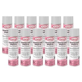 Claire CL1001-12pk Disinfectant Spray Q- Country Fresh Scent; 17 Oz. Net Wt., 12 Count
