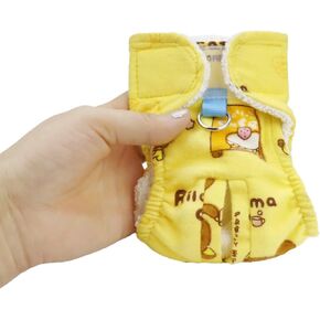 2 Marmoset Diapers Cover with Adjustable Velcro for Marmosets Under 8 Months Waist Circumference Less Than 7 Inches Comfortable Washable Durable Diaper
