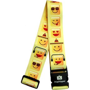 Luggage Strap - Original Premium Designs - Recognize Your Suitcase (LS-Brown-Dogs)