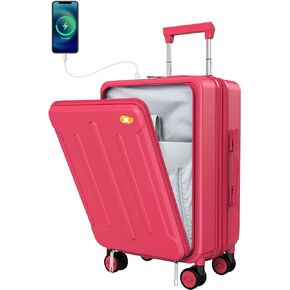 MGOB Carry On Luggage - Hardshell Suitcase with Spinner Wheels and TSA Lock, Airline Approved for Men and Women (Blue-G3, Carry-On 20-Inch)