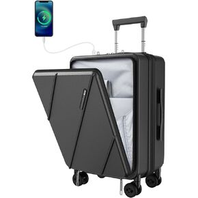 MGOB Carry On Luggage - Hardshell Suitcase with Spinner Wheels and TSA Lock, Airline Approved for Men and Women (Blue-G3, Carry-On 20-Inch) in Kuwait
