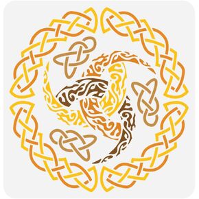FINGERINSPIRE استنسل أفق المدينة 11.8 × 11.8 بوصة استنسل صورة ظلية للمدينة ذو طبقات من البلاستيك مباني المدينة أنماط استنسل قالب استنسل قابل لإعادة الاستخدام DIY الفن والحرف اليدوية لطلاء ديكور الحائط المنزلي