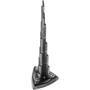 Burj Khalifa Tower Model Alloy Miniature Dubai Tower Model Plating Dubai Tower Model Arts Craft Office Home Desktop Decoration