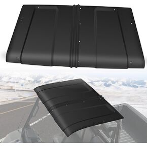 CPOWACE Sport Roof Top Compatible with 2016-2024 Polaris Ranger 570 Full Size Accessories 2-Piece Combination Hard Roof Top Sun Visor Cover