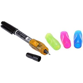 Pencil Rubber for Handwriting, Ergonomic Pen Writing Grip Assorted Colors (8PCS)
