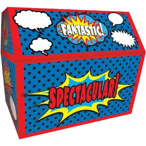 Teacher Created Resources Superhero Chest, 9-1/2 x 8 x 8-1/2 Inches - TCR5160