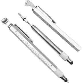 TomSunlight Multifunction Tool Pen with Ruler, Bottle Opener, Phone Stand, Capacitive Pen,Touch Screen Capacitive Pen, Stylus and 2 Screw Driver in Kuwait