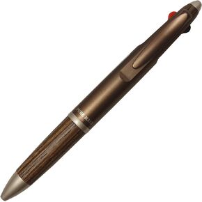 三菱鉛筆 Mitsubishi Pencil MSXE310050722 Pure Malt, Multi-Functional Pen, 2 & 1, Dark Brown