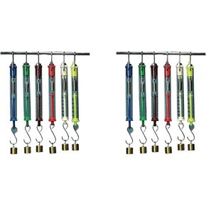 United Scientific™ Spring Scale, Clear Plastic Body, 5000G / 50N, Graduation 100G/1N Yellow in Kuwait