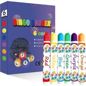 Bingo Daubers Clearance Dot Markers: Bright Non-Toxic Washable Mini Bingo Dobbers Paint Dot Art Markers Bingo Dabbers for Kids Toddlers - Perfect for Kids' Hand-Eye Coordination Development