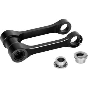 +5mm ~-25mm CNC Adjustable Suspension Lowering Link Compatible With YAMAHA YZ125 YZ250 2-Stroke 2006-2023 YZ125X 2020-2024 YZ250X 2-Stroke 2016-2024 (Black)