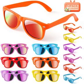 Acumec Neon Party Sunglasses for Kids, Sunglasses with UV400 Protection for Kids, sunglasses bulk,Party Favors for kids