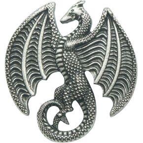 Vintage Gothic Punk Celtic Dragon Brooch Men's Brooch Accessory