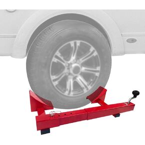 مثبت شوكات العجلات من هوكسويل RV لمقطورات السفر، وإكسسوارات العربة، شوكة عجلة شديدة التحمل مناسبة لإطارات المحور الفردي والمزدوج مقاس 18.9 بوصة إلى 29.5 بوصة، عبوة واحدة in Kuwait