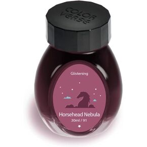 Colorverse Ink - Season 7 Glistening Series - No. 91, Horsehead Nebula (30ml) Fountain Pen Ink