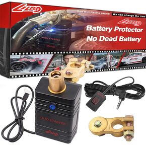 واقي بطارية السيارة LI LEAD Auto Starter 12V - نظام فصل تلقائي لتوفير بطارية السيارة، طقم فصل جهد البطارية، صديق البطارية.
