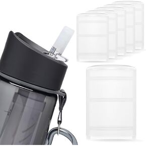 Jmoe USA Replacement Silicone Mouthpieces Replacements for LifeStraw Go Water Filter Bottle | 5-Pack | BPA Free, Food-Grade, & Soft Silicone | Silicone Caps for LifeStraw Go Lid